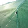 Outdoor 7 x 12 Ft Greenhouse Kit with Steel Frame and Green Cover