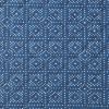 King size Blue White Dots and Stripes 100-Percent Cotton Reversible Quilt Set
