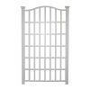 Large 8-Ft x 4.5-Ft Outdoor White Vinyl Garden Trellis Privacy Screen